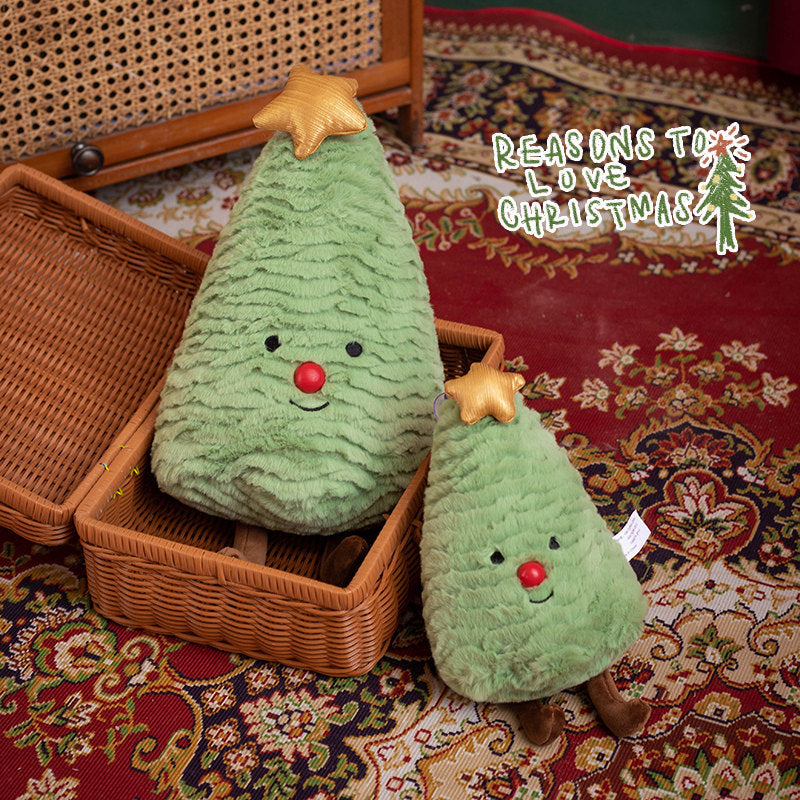New Creative Christmas Plush Toy Christmas Tree Cookie Man Doll Throw Pillow Gift Holiday Doll Cushion Doll