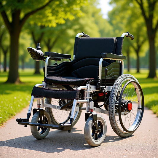 Electric wheelchair disabled elderly special foldable intelligent automatic elderly four-wheeled mobility wheelchair