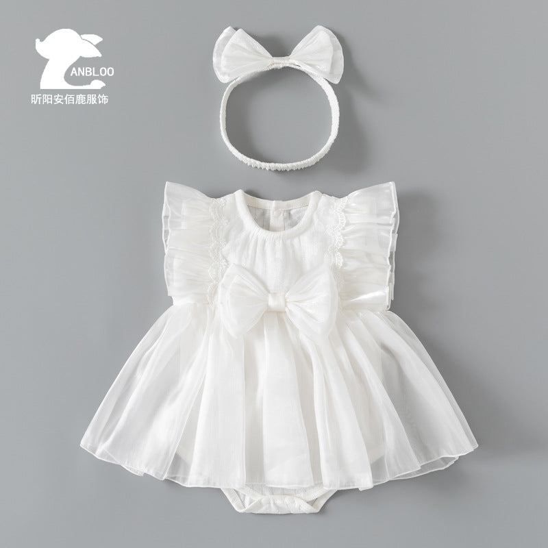 baby clothes summer baby girl summer dress onesie foreign baby full moon hundred days princess bag fart skirt summer skirt