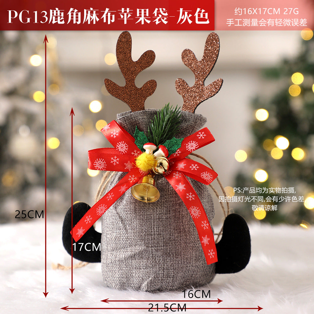 Christmas gift apple bag tote bag adult children children Christmas gift decoration high-end gift bag