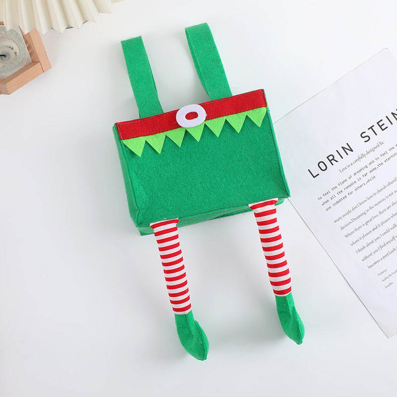 Cross border Christmas trouser bag candy bag creative home Christmas gift jewelry bag Christmas celebration decoration candy bag