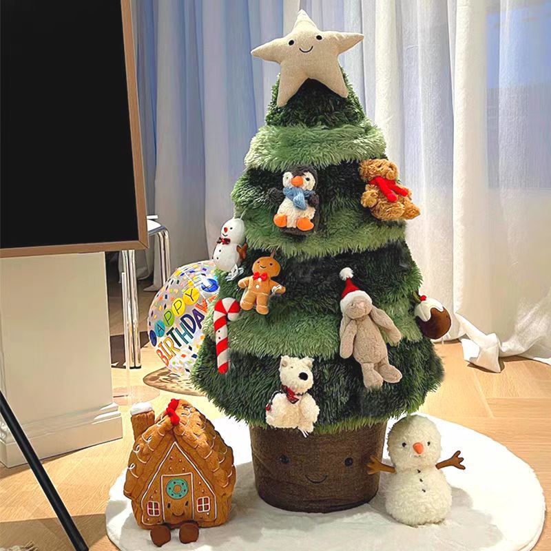 Fun Christmas Tree Doll JC Plush Toy Large Christmas Tree Holiday Decoration Pendant Doll Christmas Gift