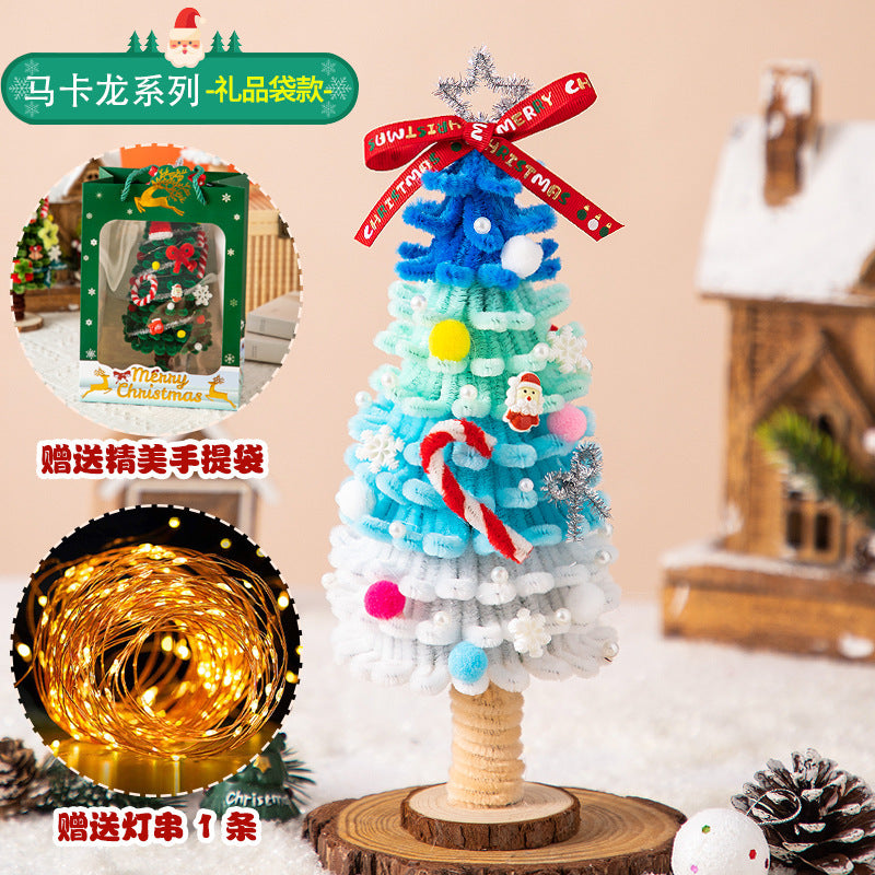 Christmas Hanging Decoration Christmas Tree Car Hanging Decoration Crypto Twist Stick Handmade DIY Material Pack Homemade Creative Gifts