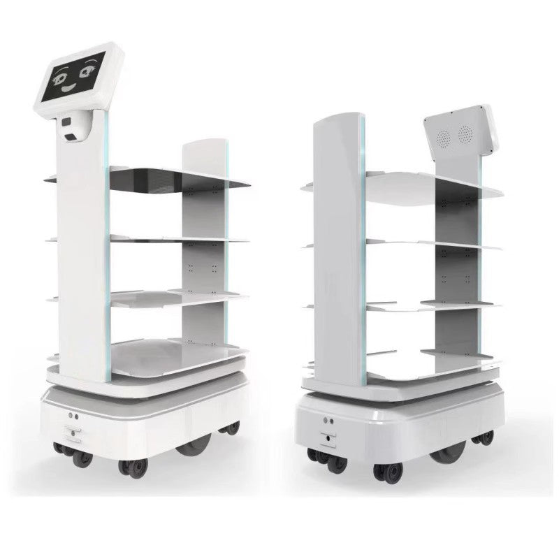 Intelligent Industrial Delivery Robot AGV Moving Vehicle Factory Workshop Unmanned Distribution Machine 200KG Automatic Delivery