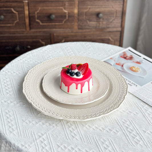 Ceramic steak plate, high-end Western plate, hotel personalized dish plate, pasta plate, cake plate, home steak plate