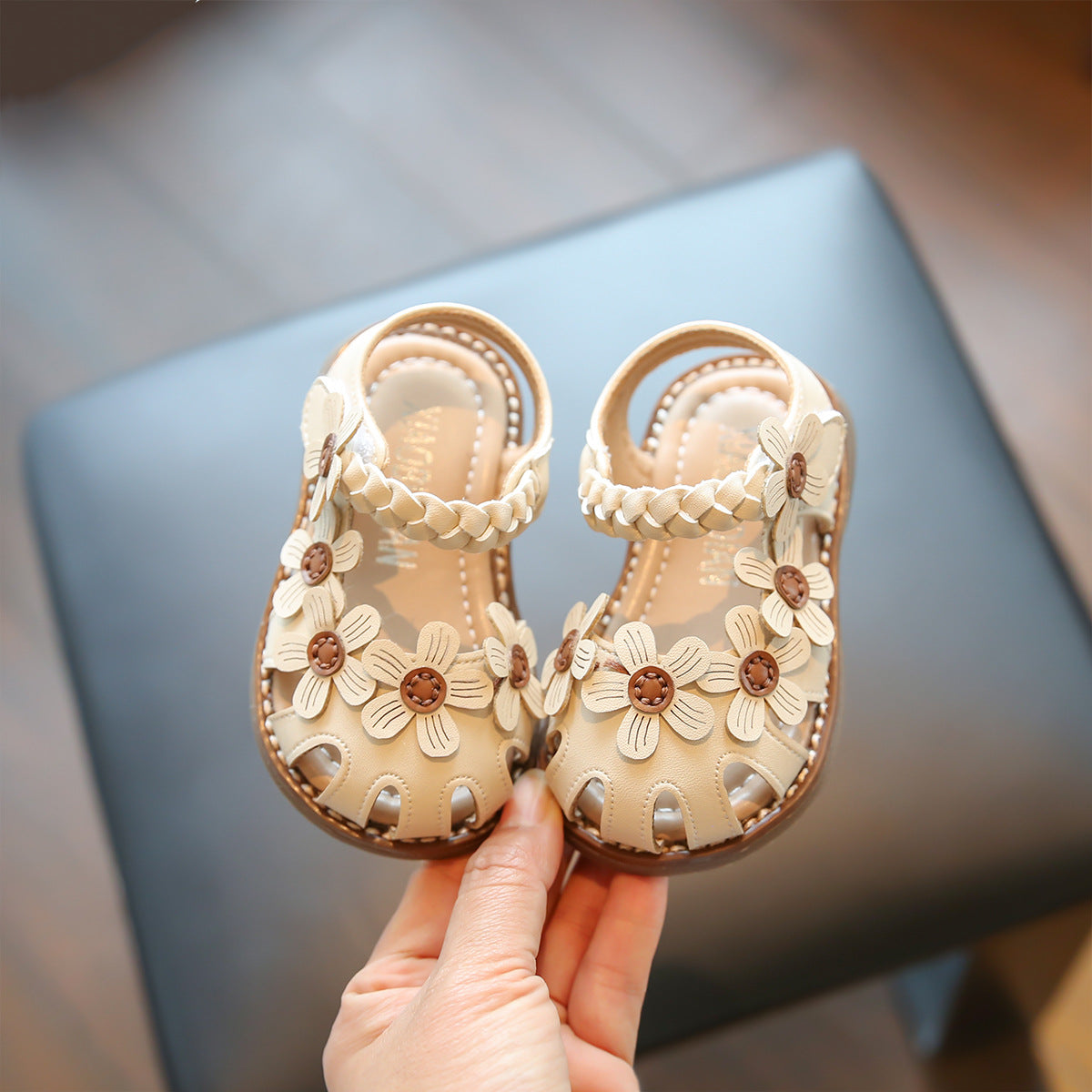 Baby girl summer sandals baby soft sole toddler shoes one-year-old baby princess shoes sweet little girl shoes
