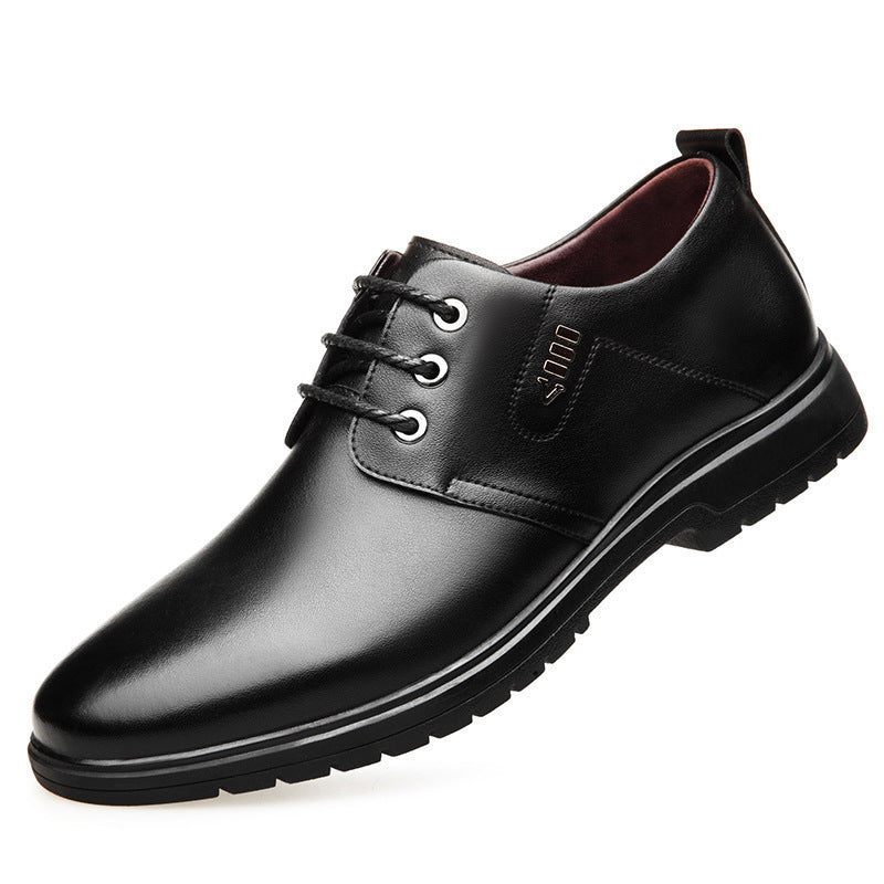 Leather shoes, men's business casual single shoes, black formal work shoes, cross-border wholesale men's casual shoes, foreign trade workwear shoes