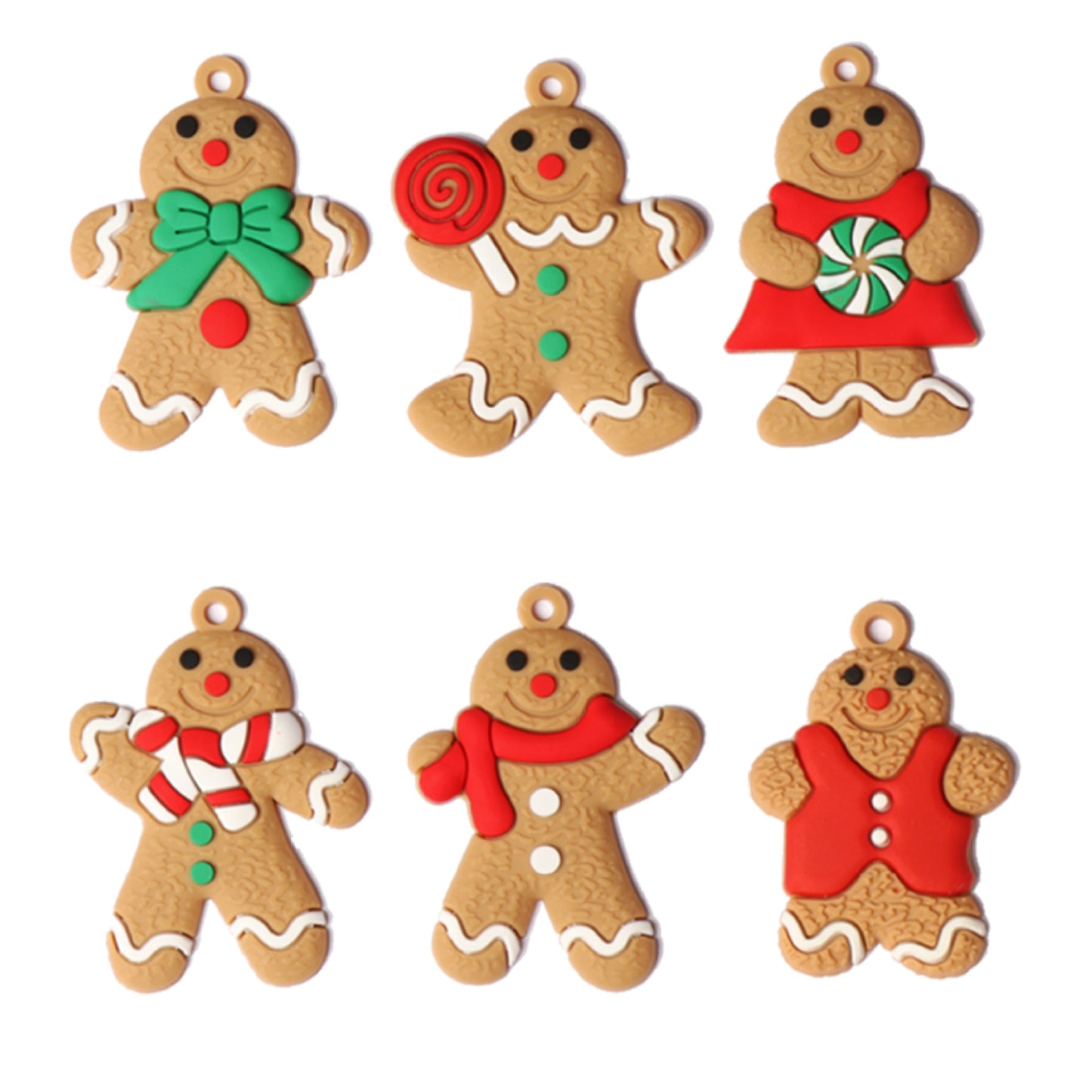 Cross-border hot sale classic Christmas gingerbread man pendant, Christmas decorations, Christmas tree pendants, spot wholesale