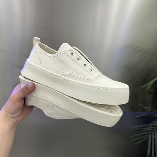 Trendy brand 2024 summer new men's lazy one-foot hot canvas shoes men's shoes casual and versatile trend board shoes