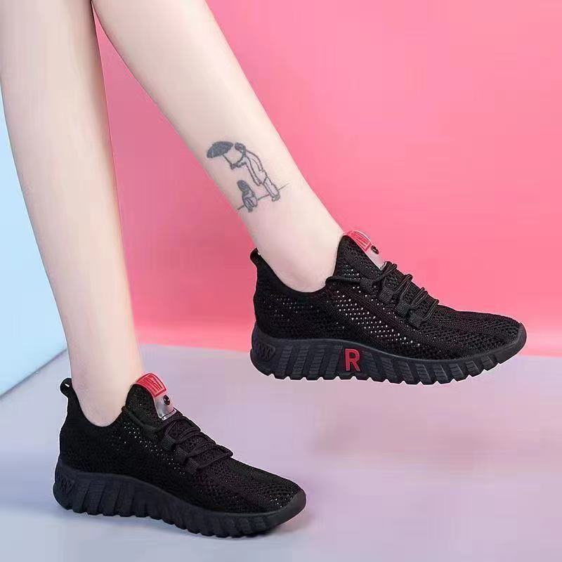 Women's cross-border new fashion versatile casual shoes women's cloth shoes flat shoes trendy sneakers women's wholesale