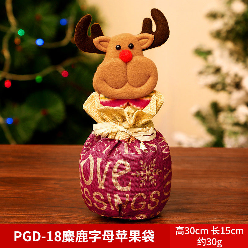 Christmas gift apple bag tote bag adult children children Christmas gift decoration high-end gift bag