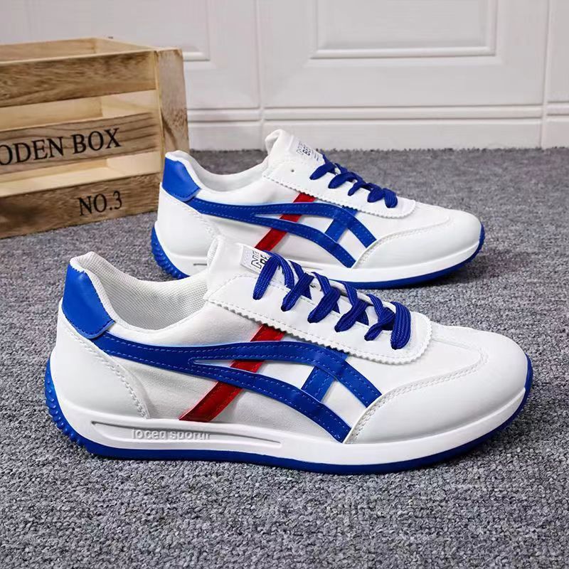 Men's Shoes 2025 Autumn New Little White Shoes Trendy Breathable Low-Top Forrest Gump Men's Shoes Casual Sports Canvas Shoes