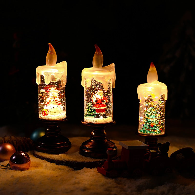 Cross-border Christmas decorations, ambient lighting, decorations, candles, night lights, photo props, gifts, tabletop ornaments, gifts
