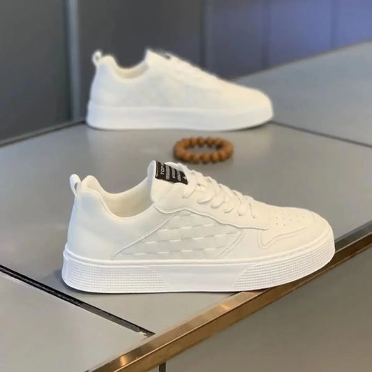 Panda color men's shoes spring breathable live broadcast men's board shoes casual leather shoes small white shoes tide shoes men's wholesale