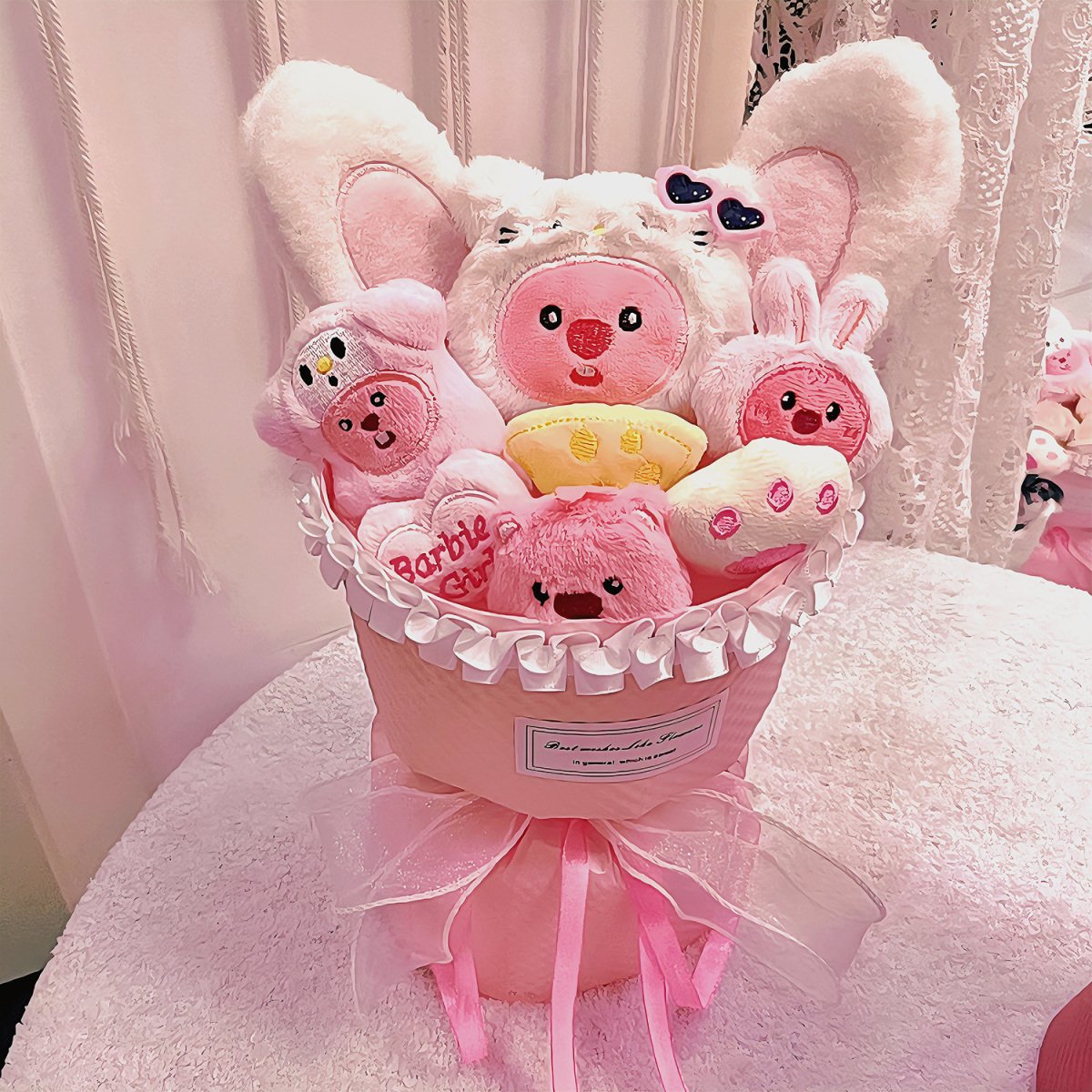 Christmas gifts kulomi dolls cartoon bouquet dolls forever peanut birthday gifts for girls friends and girlfriends