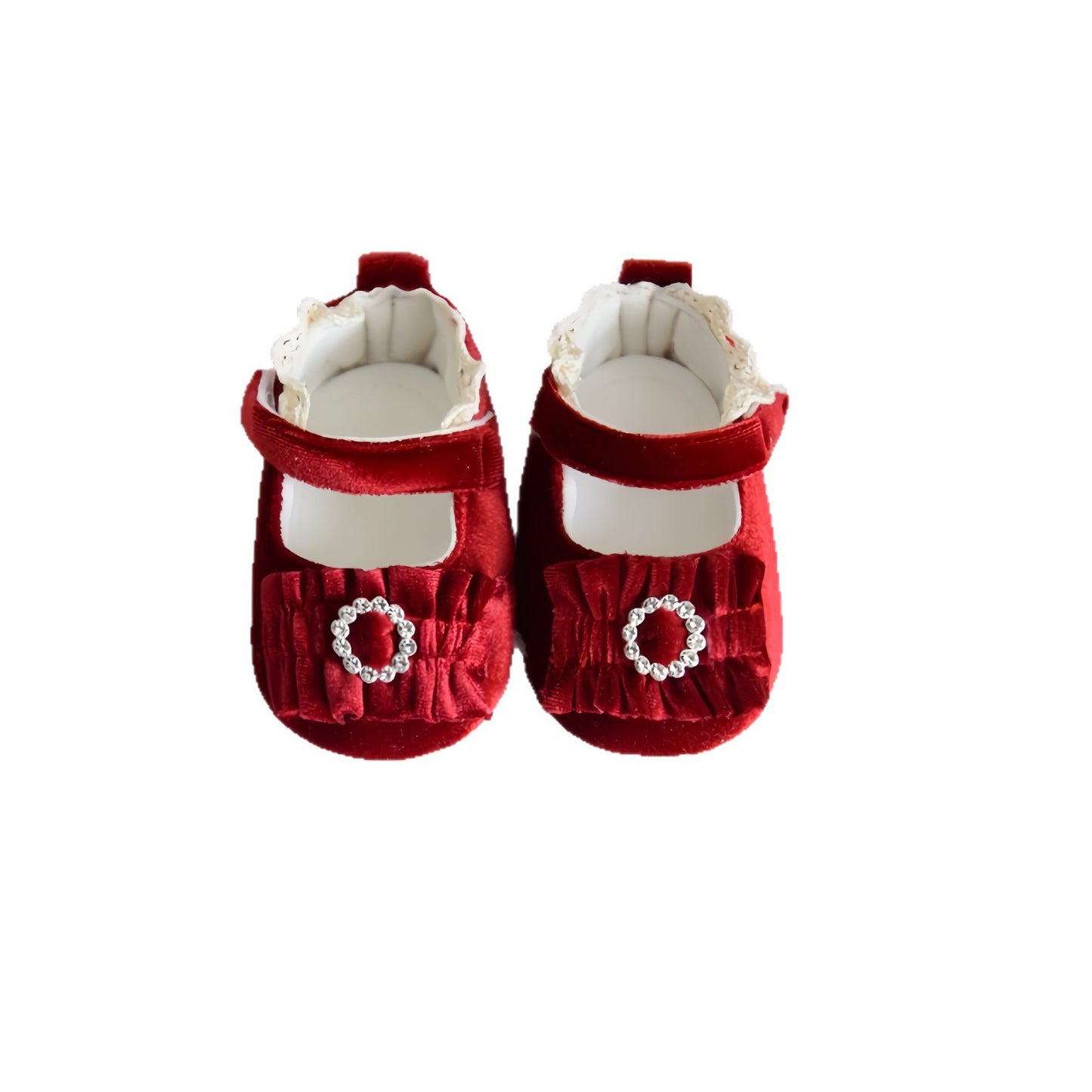 Baby shoes 2025 new baby girl princess single shoes soft sole non-slip toddler shoes spring and autumn Korean version one piece dropship