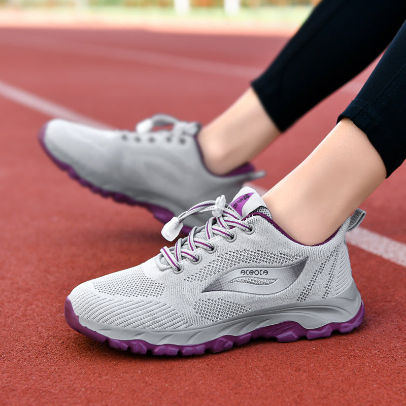 Spring new non-slip shoes for the elderly Middle and elderly walking shoes fashion lightweight shoes women's shoes mom shoes for men casual shoes