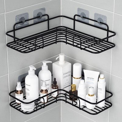 Kitchen, toilet, bathroom, non-perforated triangle shelf, wall-hung toilet, shower, vanity, storage supplies