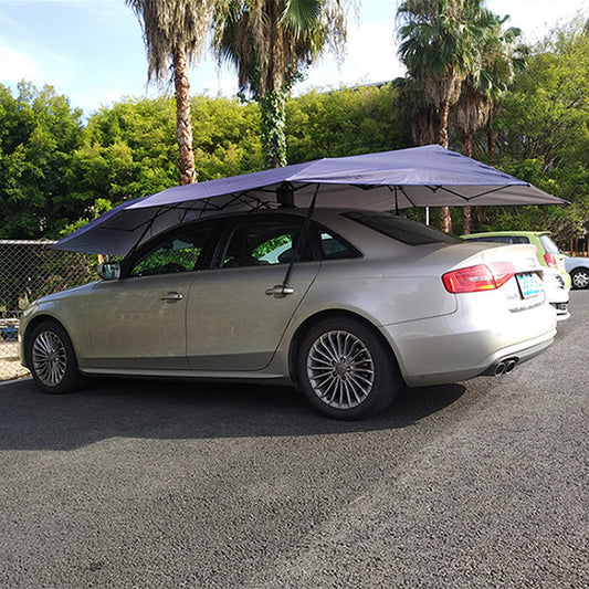 Fully automatic car shade mobile carport