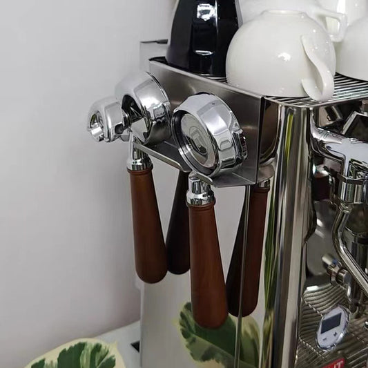 Coffee Handle Rack, Coffee Handle Hanger Rack, Household Neat Storage Shelf, Stainless Steel Bracket, Cloth Powder Maker, Hanging Bar