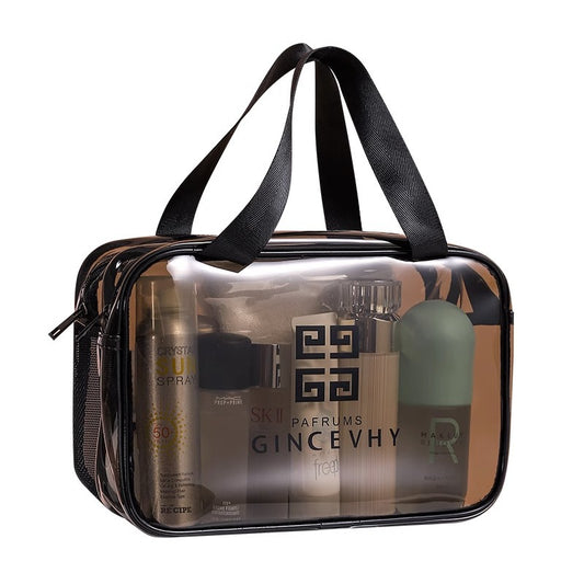 Double-layered large wet and dry separation cosmetic bag, toiletry bag, travel bag, hand luggage bag, business trip bag, swimming bag
