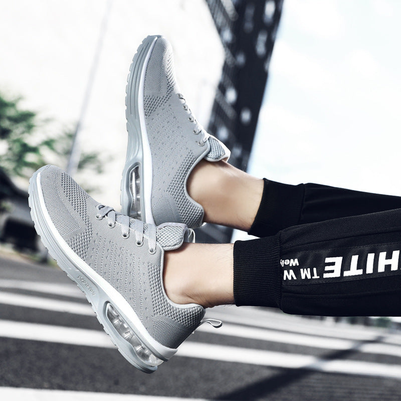 2024 New Casual Shoes Couples Outdoor Sneakers Breathable Mesh Shoes Air Cushion Sole Men's Shoes Couple Shoes Plus Size