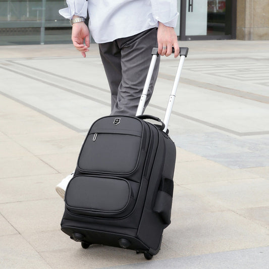 Backpack, multifunctional carry-on duffel bag, trolley bag, 20 inch oxford cloth business computer backpack, suitcase