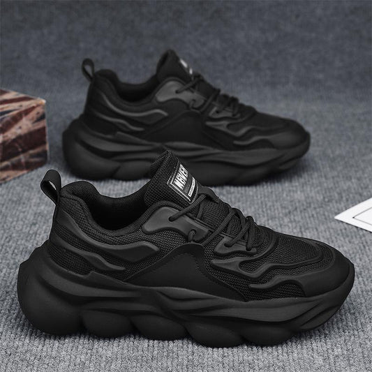 Men's Shoes 2025 New Autumn Mesh Construction Site Work Labor Protection Shoes Men's Platform Sport Dad Shoes Casual Fashion