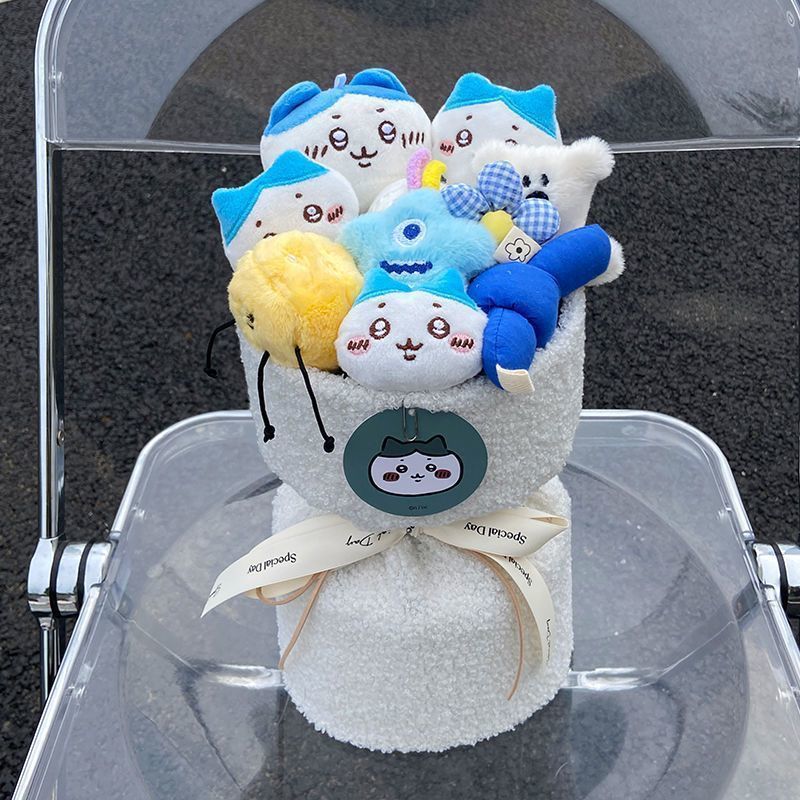 Christmas gifts kulomi dolls cartoon bouquet dolls forever peanut birthday gifts for girls friends and girlfriends