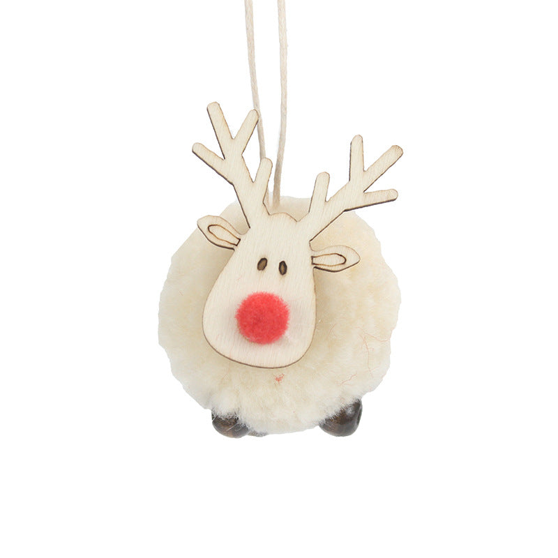 Christmas bell pendant Christmas decoration Christmas tree New Year hanging bell doorbell car hanging wind chime Christmas pendant door hanging