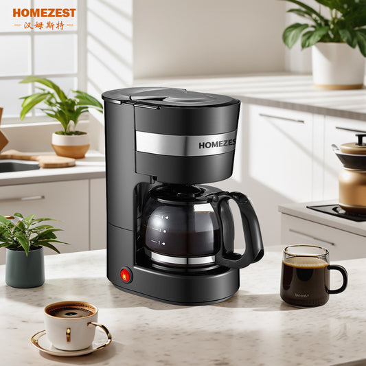 Cross-border home coffee machine, automatic tea brewer, household small American drip coffee pot, kitchen appliances wholesale