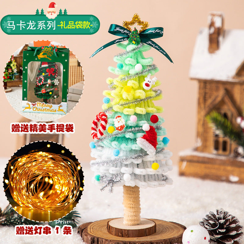 Christmas Hanging Decoration Christmas Tree Car Hanging Decoration Crypto Twist Stick Handmade DIY Material Pack Homemade Creative Gifts