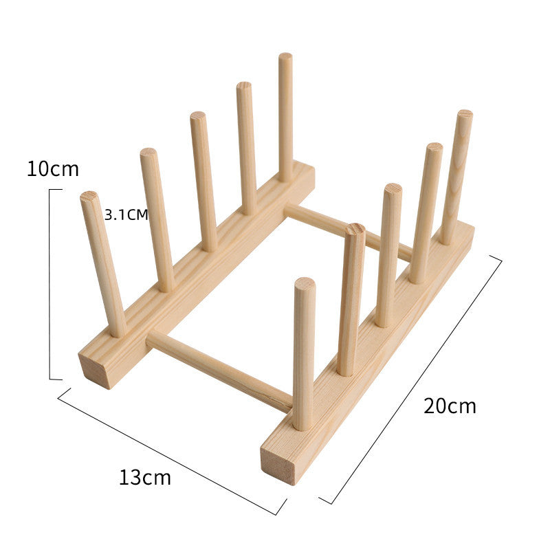 A large number of in-stock multifunctional drain cup holders, wooden dishes, cup storage racks, creative kitchen shelves, drain racks