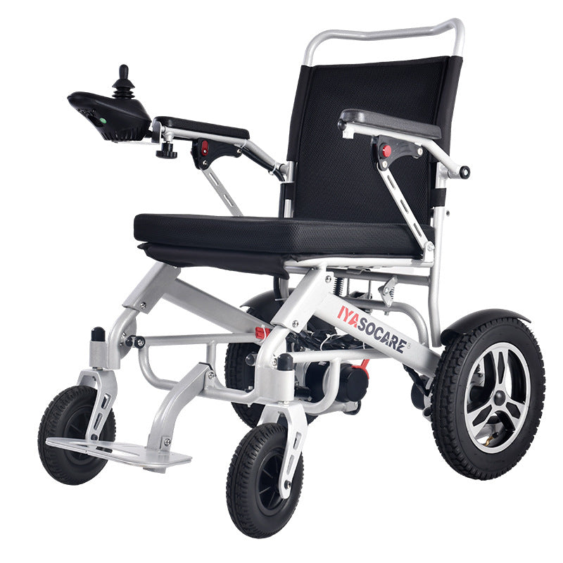 Electric wheelchair folding elderly and disabled intelligent automatic remote control scooter foldable intelligent remote control