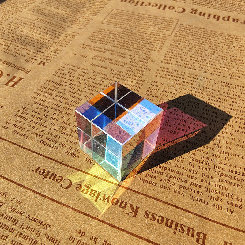 Sun Catcher, Color, Prism, Cube, Light, Colorful Refraction, Plating Tabletop Ornaments, Sunshine Girls' Day Gifts