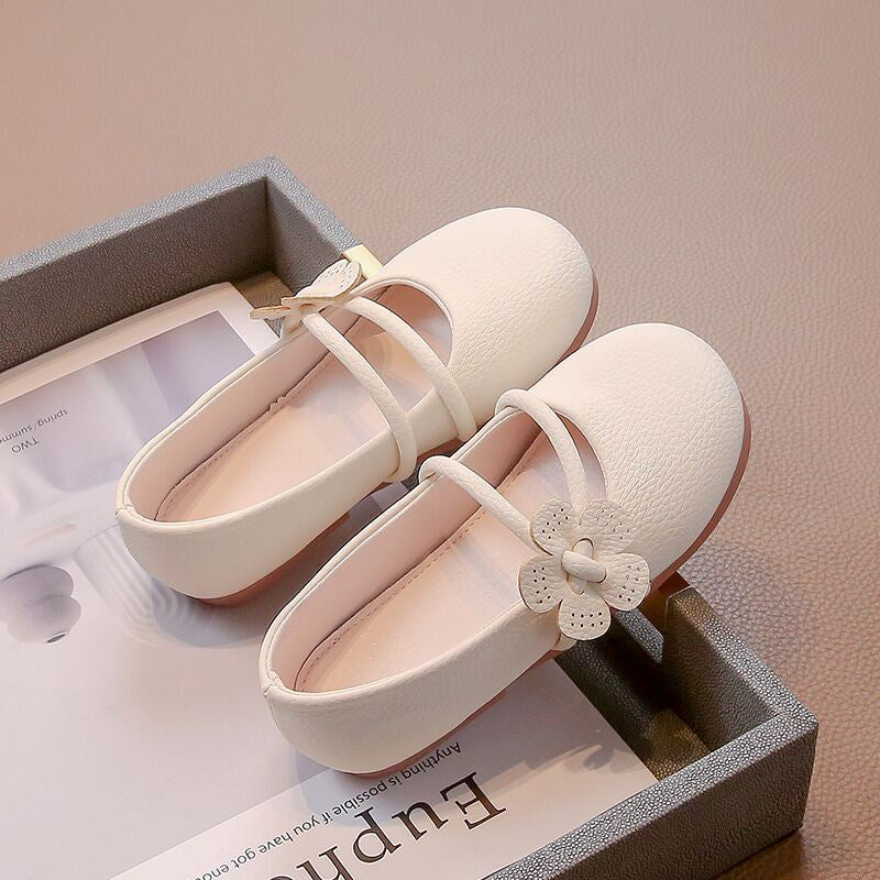 Girls' shoes 2026 new summer children's soft-soled single shoes medium to big children's princess shoes and small girls' foreign leather shoes