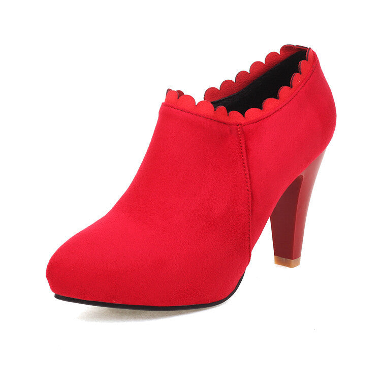 Spring thick heel, high heel, deep single shoes, women's shoes, large size 40-43, foreign trade, cross-border, Chengdu, retro Mary Jane