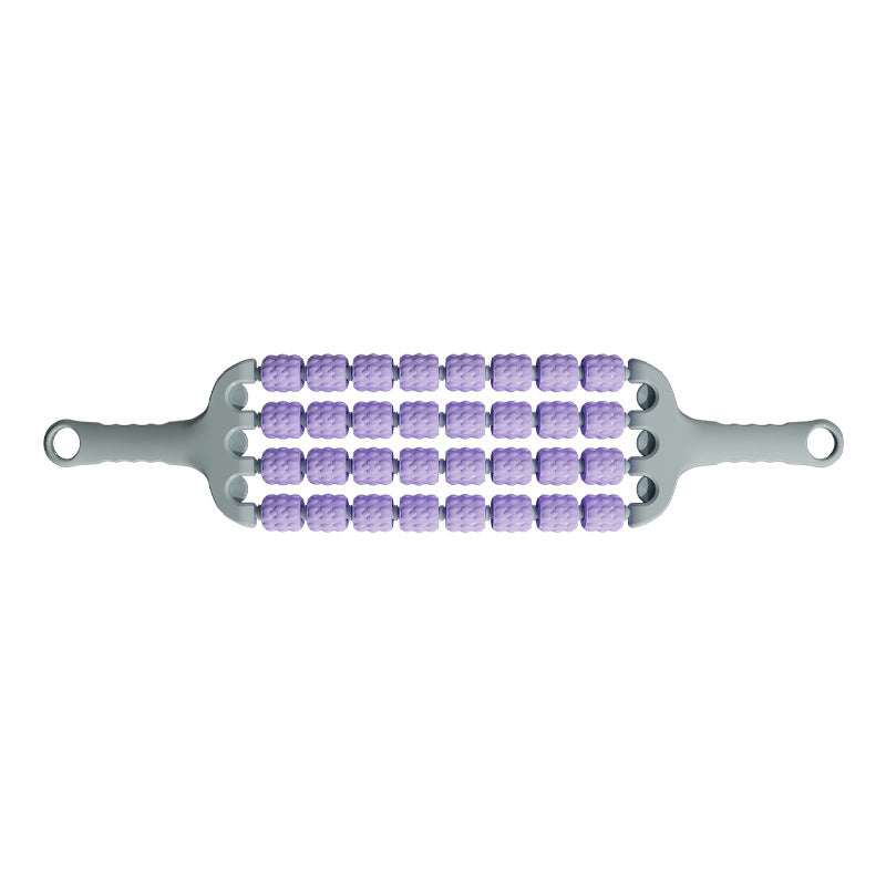 Four rows of bendable massage sticks, yoga mace, children's sensory integration training, muscle relaxation massage, can be sent in one piece