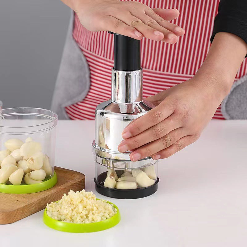 Pai Pai Knife Multifunctional Garlic Press, Kitchen Supplies Household 304 Stainless Steel Manual Press Garlic Mashed Wholesale