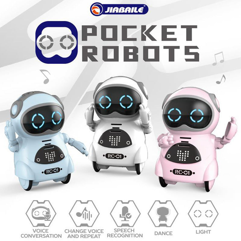 Cross-border Amazon explosive toys children's companionship early education programming voice interactive electronic intelligent robots