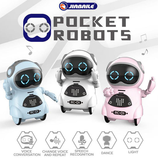 Cross-border Amazon explosive toys children's companionship early education programming voice interactive electronic intelligent robots