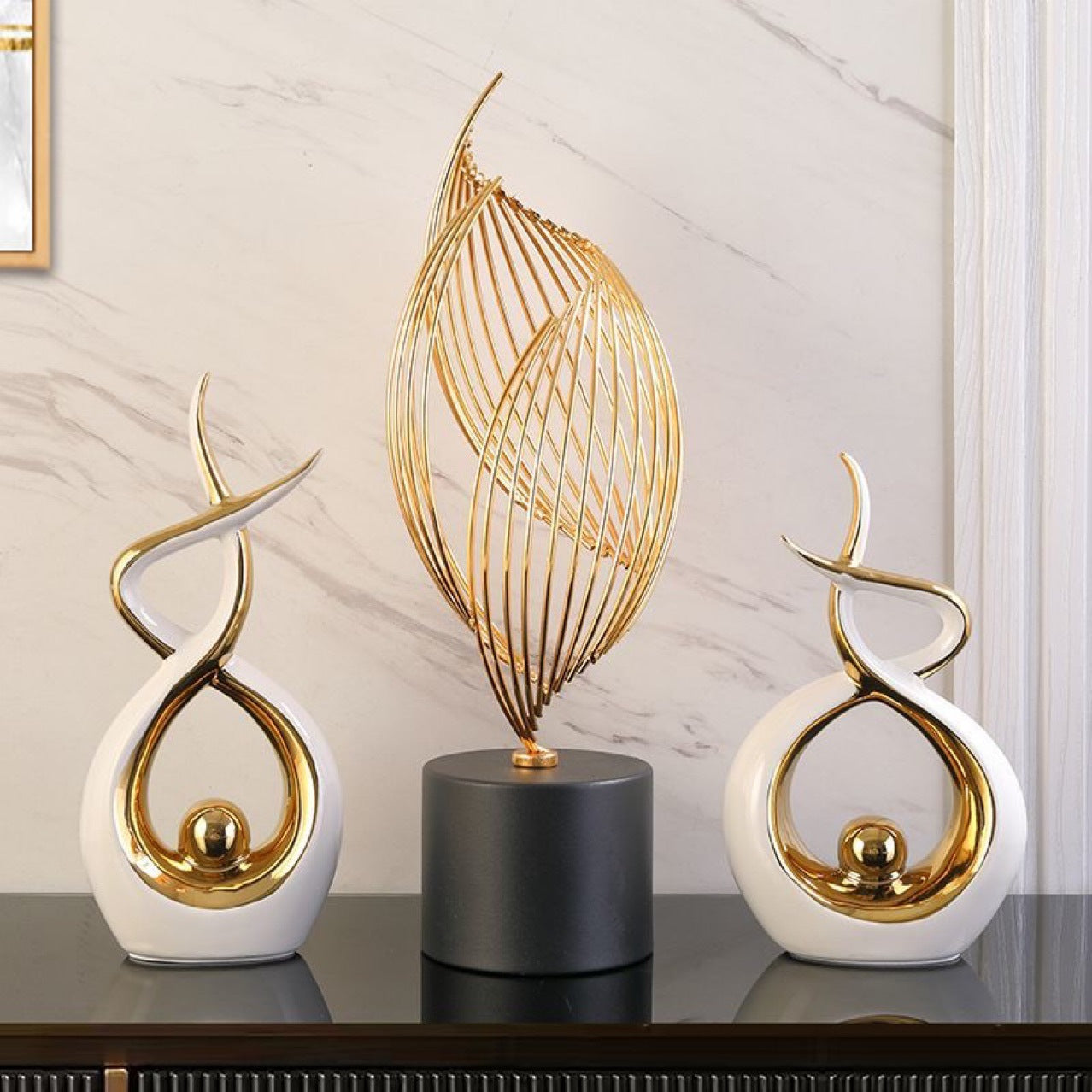 Light luxury, modern style, ornaments, living room, wine cabinet, entrance, TV cabinet, office, bookcase, housewarming, new home gifts