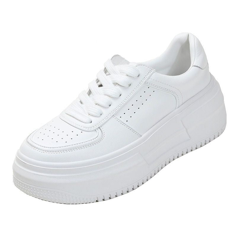2025 new women's white shoes, women's ins trend, summer breathable and versatile women's shoes, niche athleisure board shoes