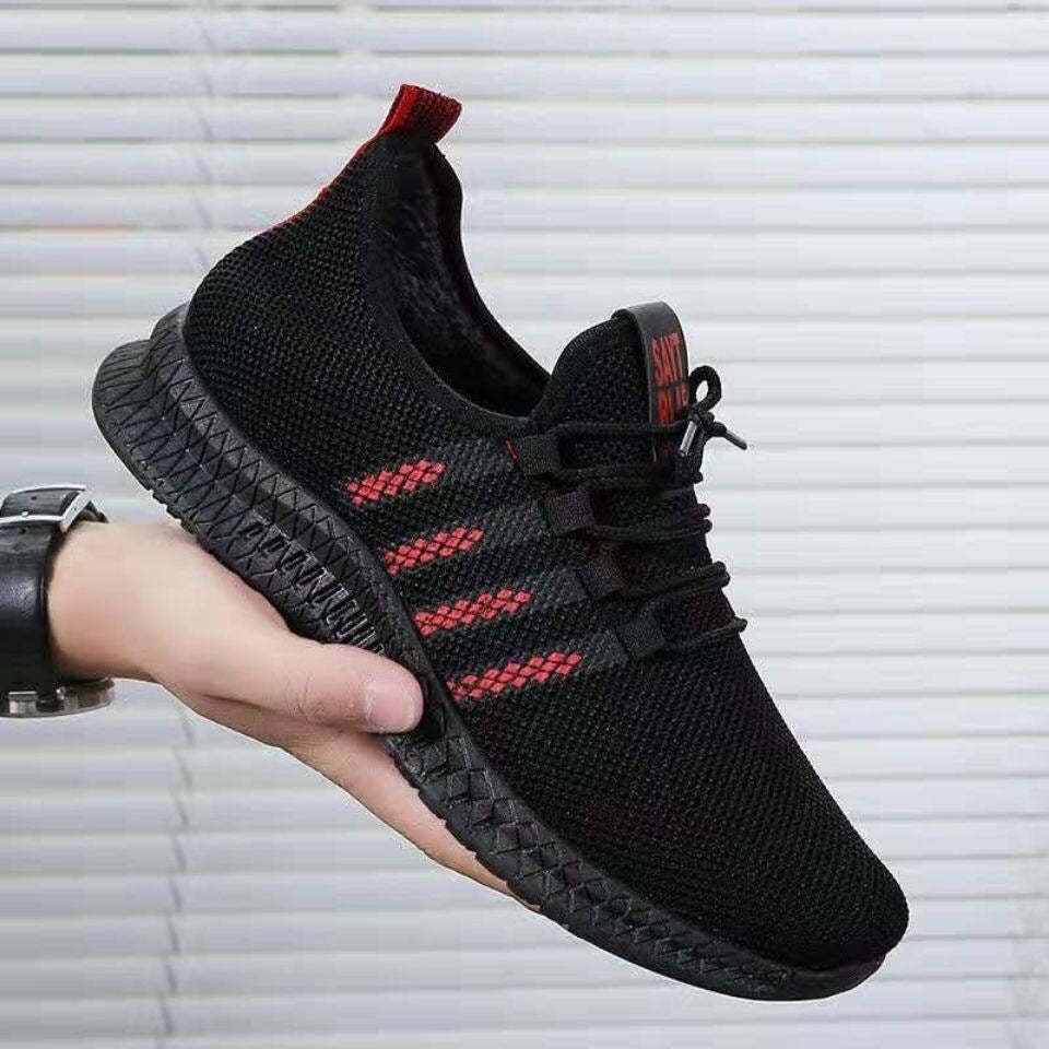 2025 Breathable Casual Shoes, Men's Sneakers, Versatile Mesh Shoes, Cloth Shoes, Flying Weave Shoes, Spring Men's Shoes, Comfortable and Versatile