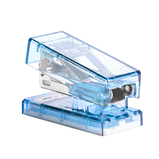 Transparent mini stapler thick children's small labor-saving primary school students convenient small stapler small household type