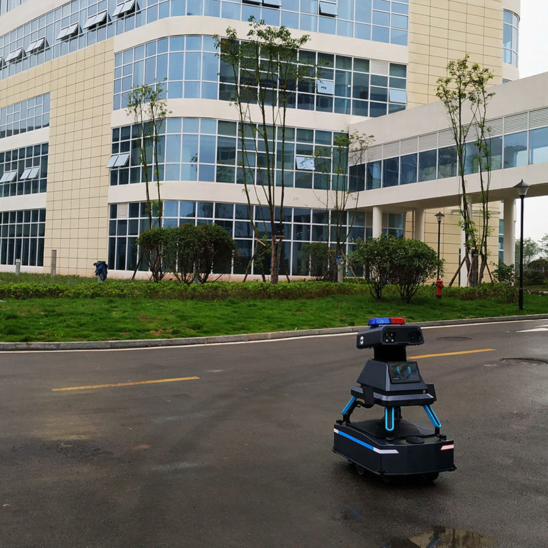 Outdoor security patrol robot factory park security panoramic monitoring, intelligent detection, intelligent black technology