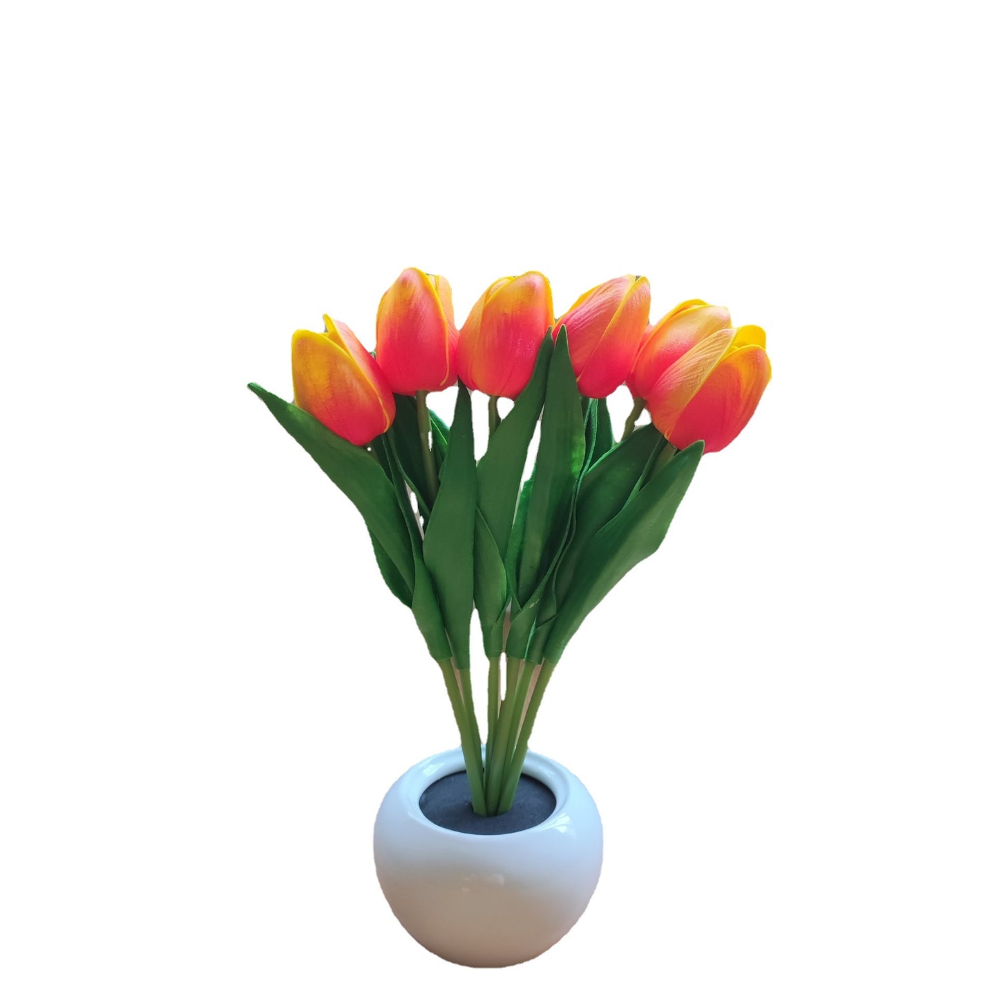 LED tulip night light simulated bouquet ornaments bedside decoration ambient light home dimmable
