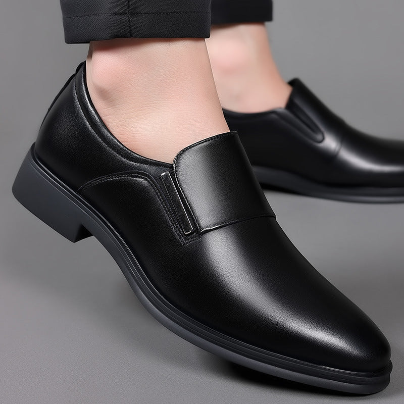 CC0917 Men's ShoesSummer Business Casual Leather Cow Shoes Super Light Explosive Trendy Men Handsome Classic