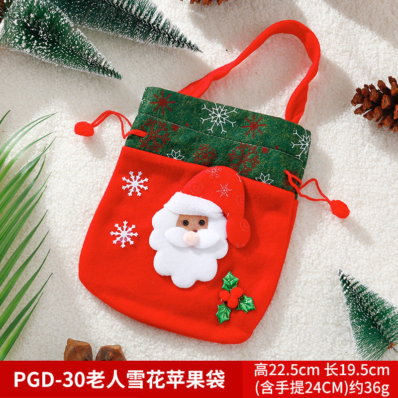 Christmas gift apple bag tote bag adult children children Christmas gift decoration high-end gift bag