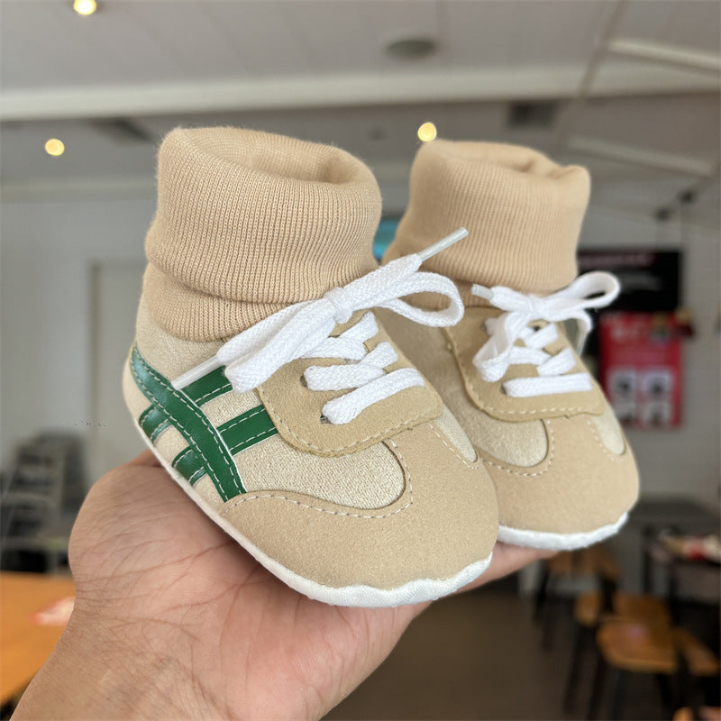Baby shoes 0-3-12 months to 1 year old step shoes spring, autumn and winter style soft soled shoes for boys and girls